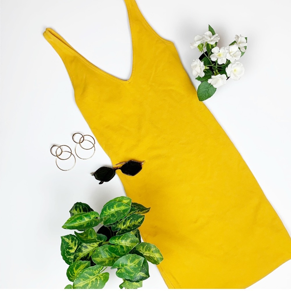 Yellow Midi Dress